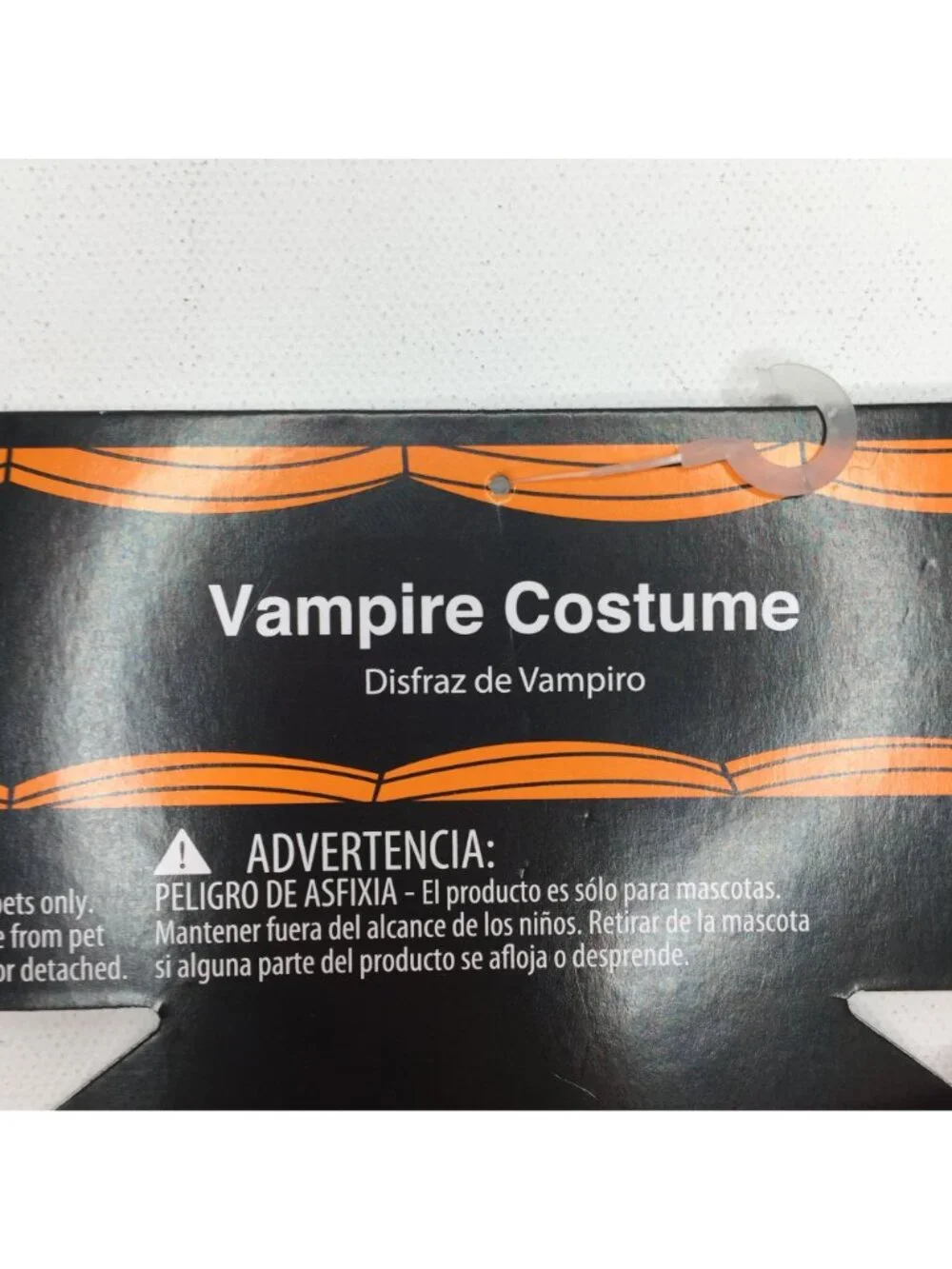 Dog Vampire Satin Cape Pet Halloween Costume Black Red Fangs Size XXS 6